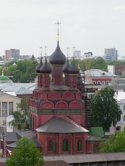 Церковь Богоявления Ярославль архитектура