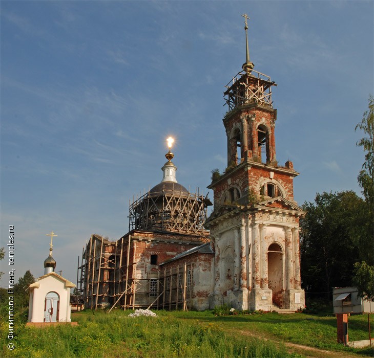 Храм в селе белое Кимрского района