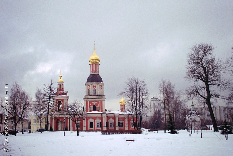 Храм в Свиблово зимой