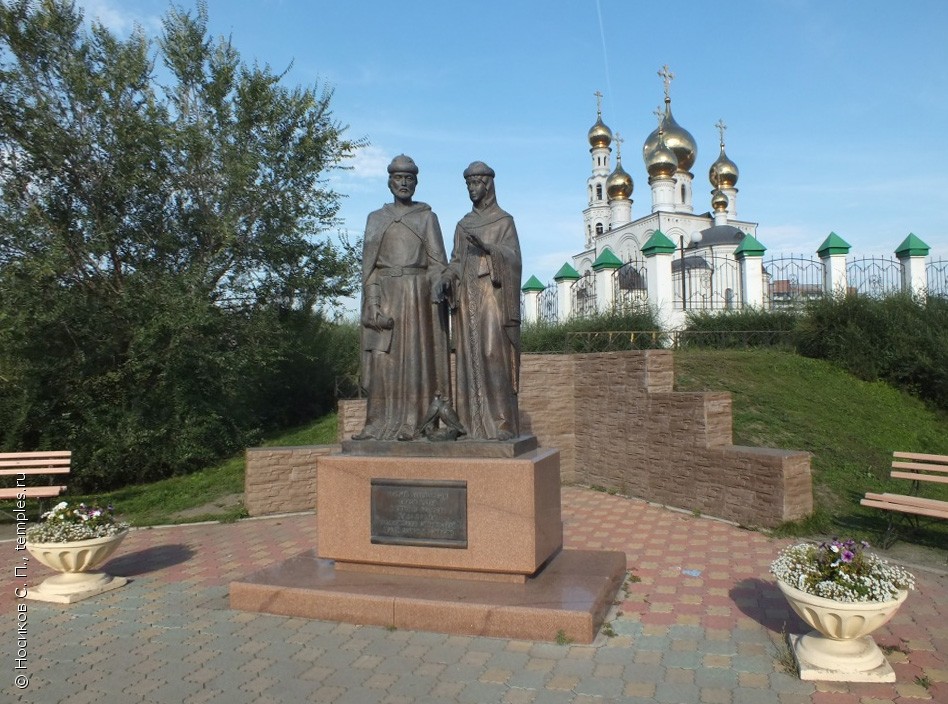 Преображенский собор и парк в Абакане