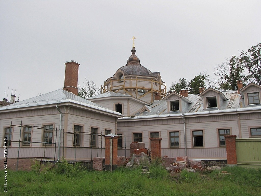 Республика Карелия Сортавальский район Валаам Гостиница Славянская Церковь  Кирилла и Мефодия Фотография