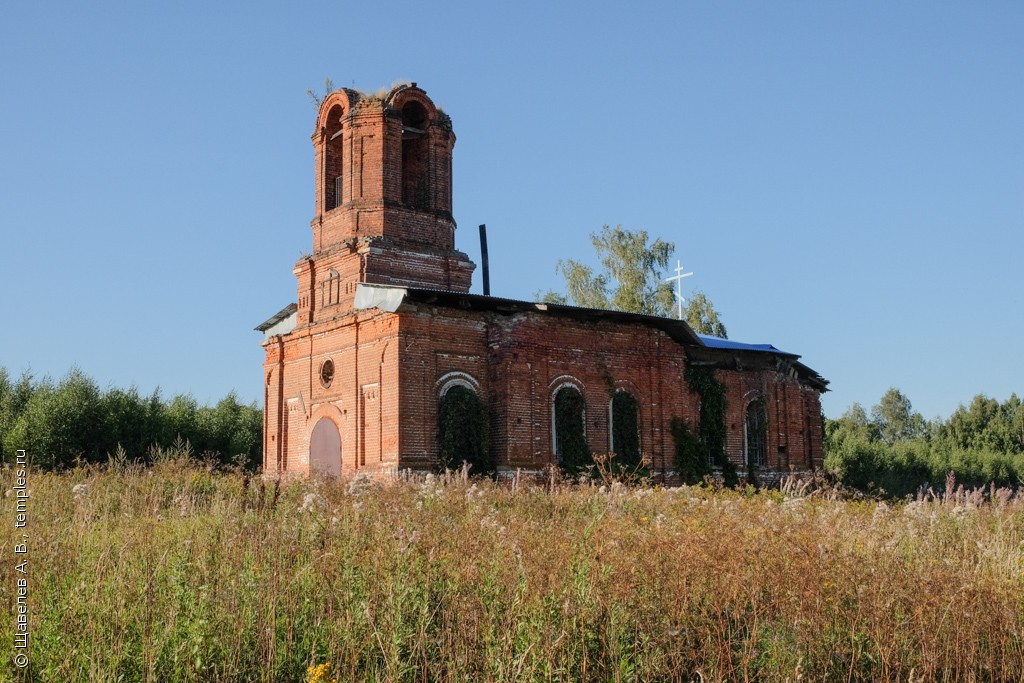 Никольский храм, д Мишино, Зарайский район