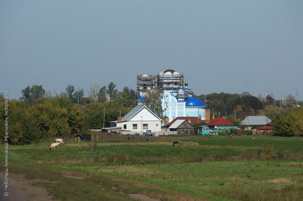 Село верхнеспасское рассказовского района карта