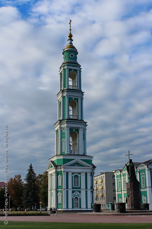 Колокольня Казанского Богородичного монастыря в Тамбове