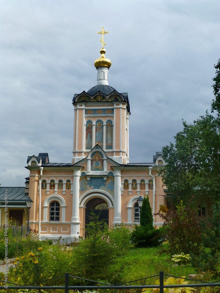 Калужская область Козельский район Козельск Оптина Пустынь  Иоанно-Предтеченский скит Ограда Ворота Фотография