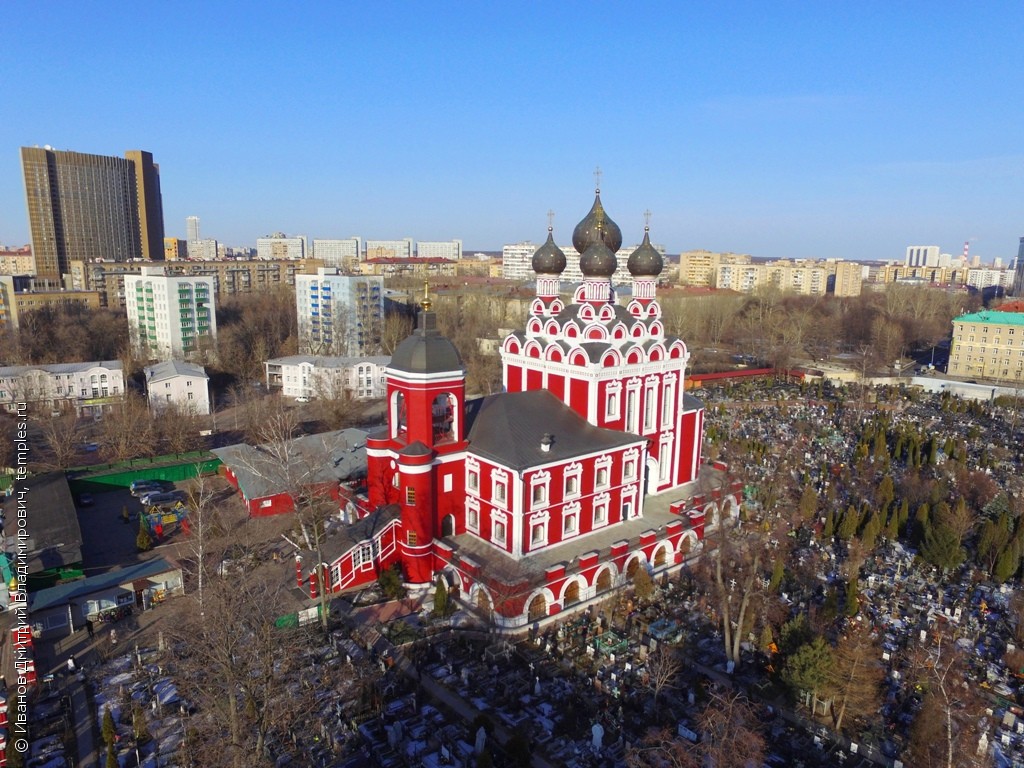 Москва Алексеевское Церковь Иконы Божией Матери Тихвинская Фотография