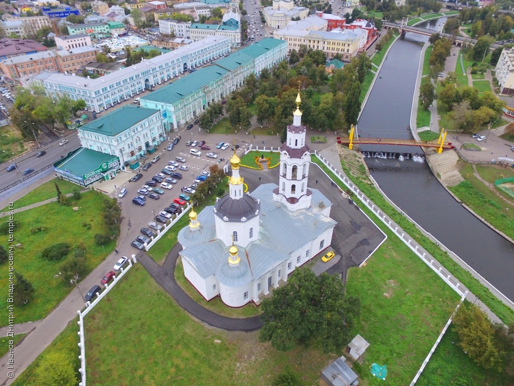 Богоявленский собор Орел ночь