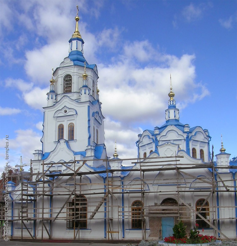 Тюмень Знаменский собор зима