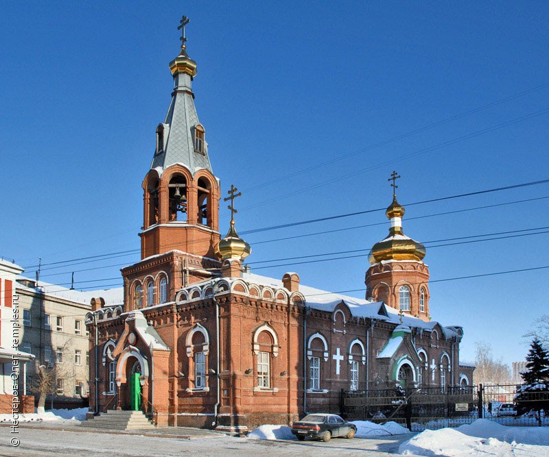 Никольская церковь в Барнауле. Вид с юго-запада после реставрации, 2