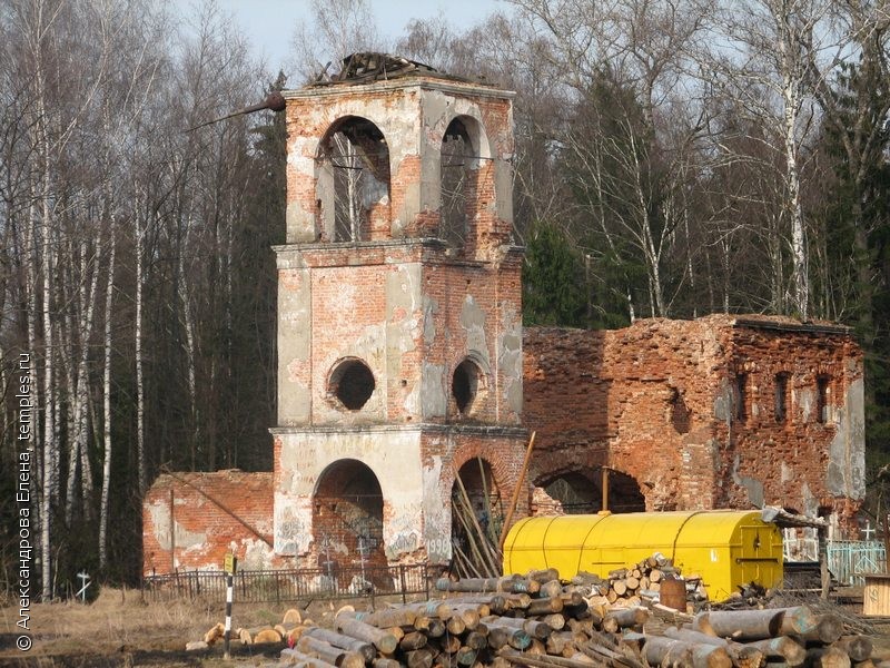 Церковь Троицы Живоначальной Троицкое заброшенный