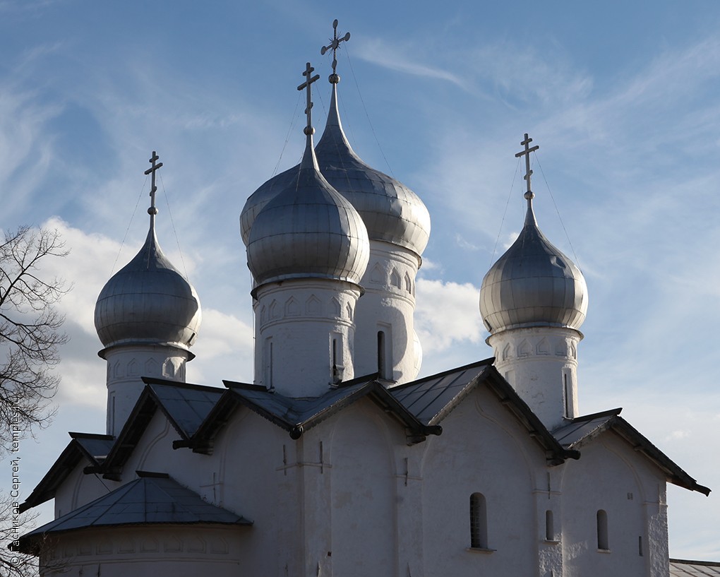 Великий Новгород Плотники Церковь Бориса и Глеба Купол Глава Фотография