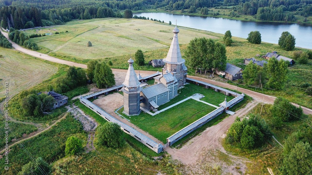 Бабинская Церковь вид сверху