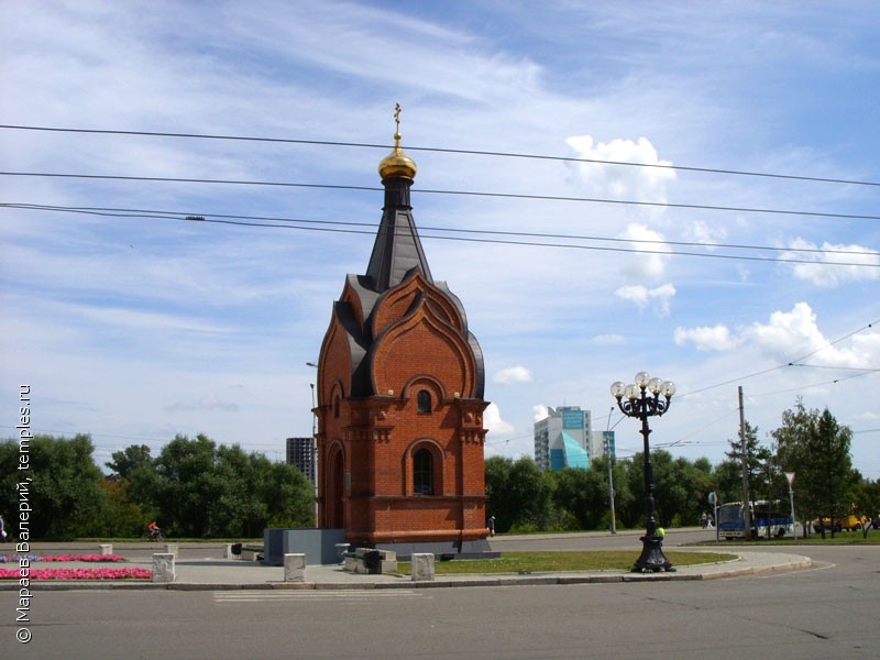 Александро Невский собор Барнаул зимой