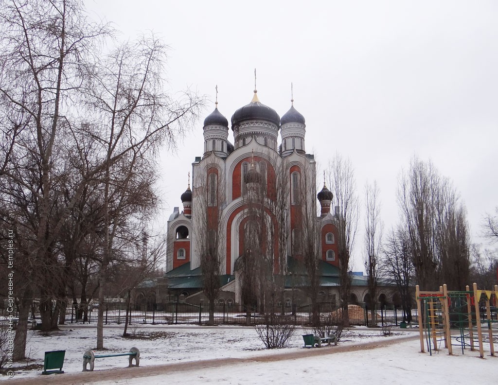 Воронежская область Воронеж Церковь Всех Святых, в земле Российской  просиявших Фотография