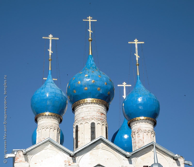 Тверь храм с синими куполами