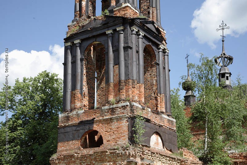 Успенская Церковь с колокольней г Ржеве