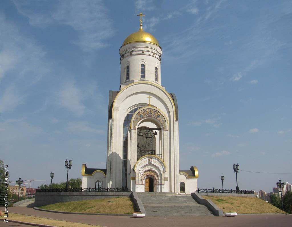 Храм Георгия Победоносца зимой