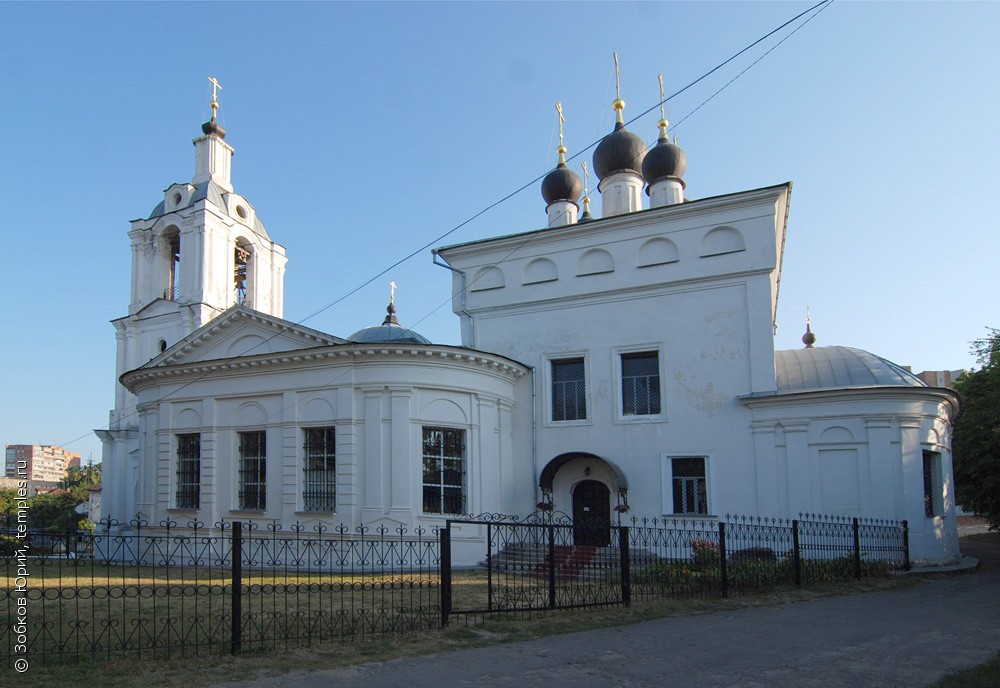 Калуга Преображенская Церковь за верхом