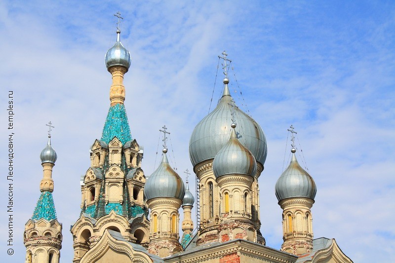 Храм Кукобой Ярославской области зимой