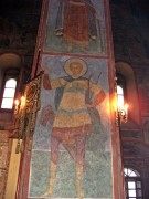Роспись столпа Рождество-Богородицкого собора в Пафнутьевом-Боровском монастыре. Росписи в соборе выполнены в 1644, реставрируются начиная с 1970.