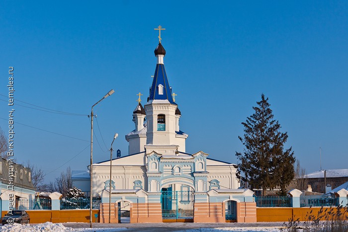 Церковь Преображения Господня в Астрахани. Вид с запада. Фотография.