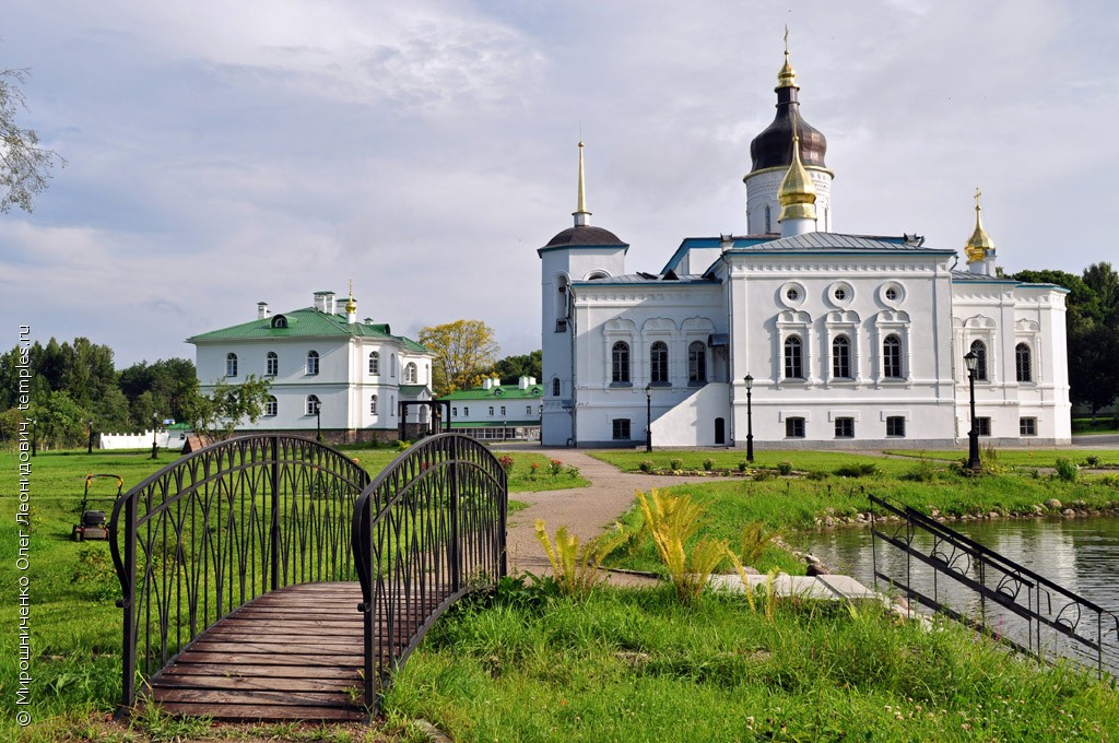 Елизарово монастырь псковская область карта