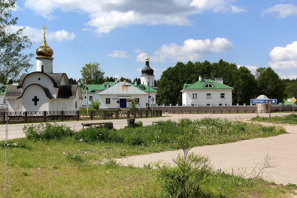 Елизарово монастырь псковская область карта