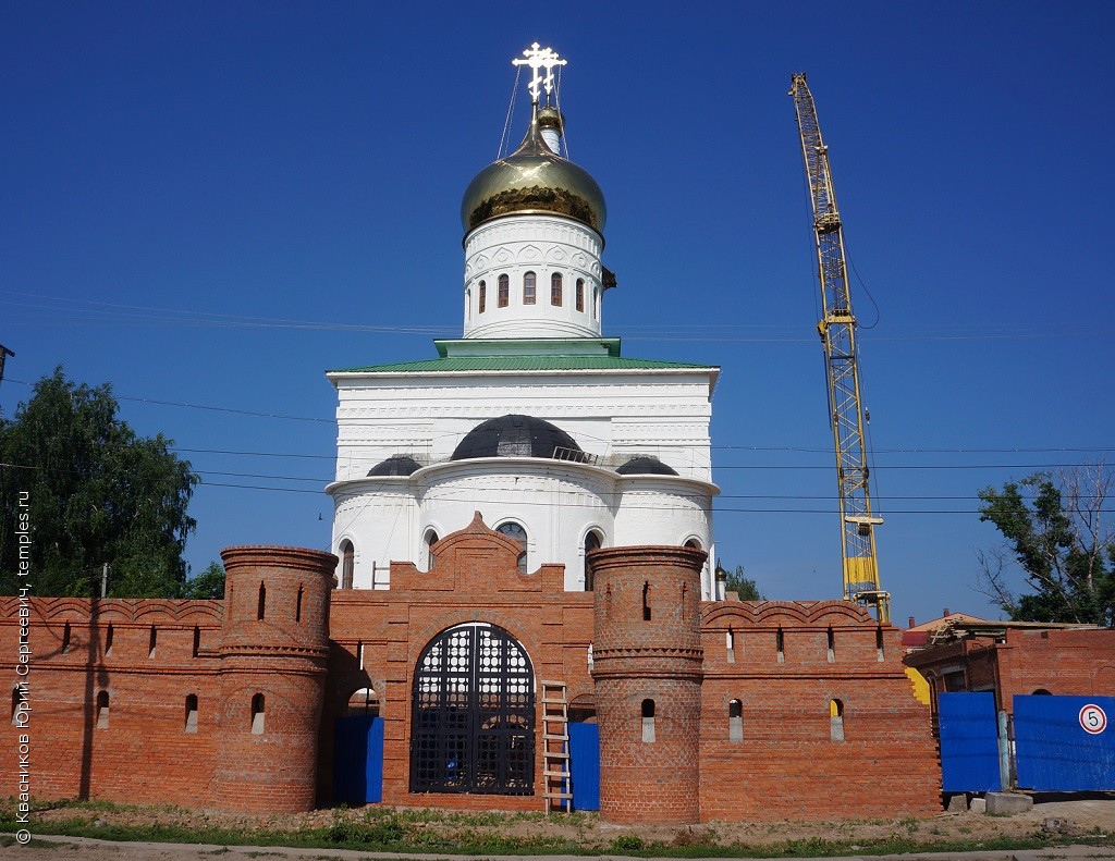 Республика Марий Эл Йошкар-Ола Церковь Входа Господня в Иерусалим Ограда  Фотография