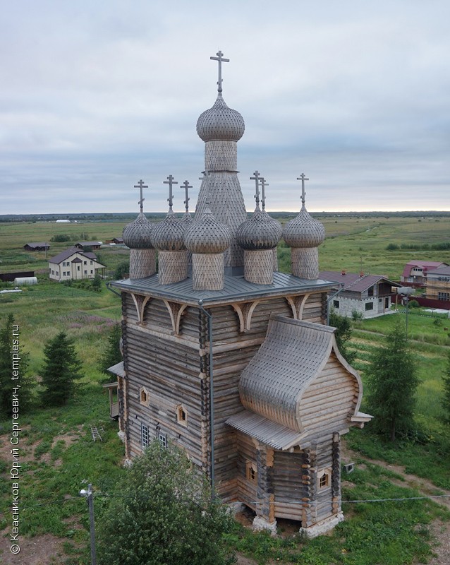 Заостровье Архангельск деревянный храм