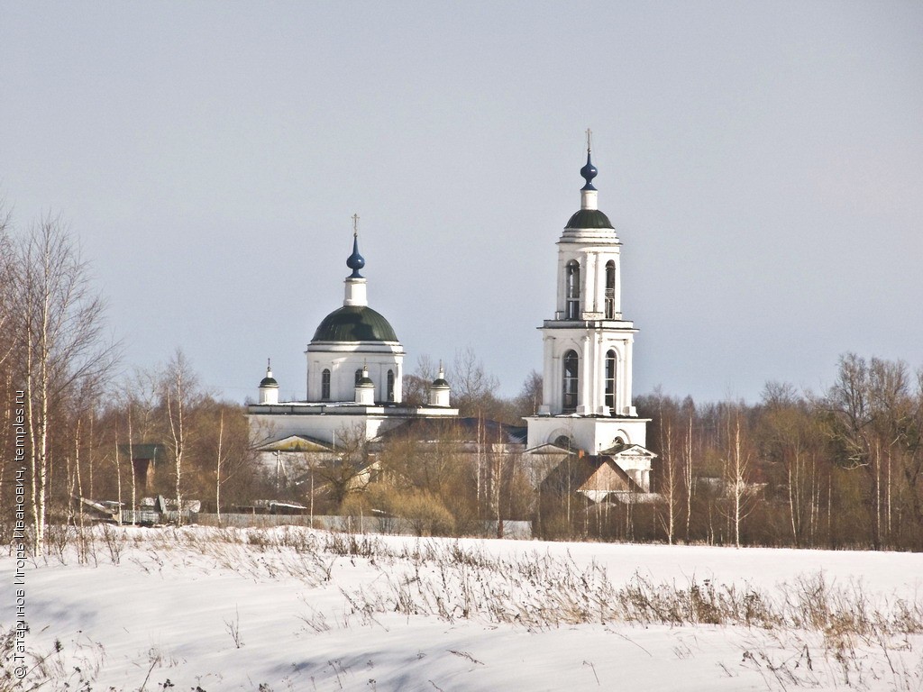 Московская область Клинский район Борщево Церковь Вознесения Господня  Фотография