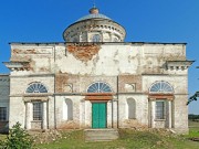 Южный фасад основного объёма Николаевской церкви в Еланской Шолоховского района Ростовской области.