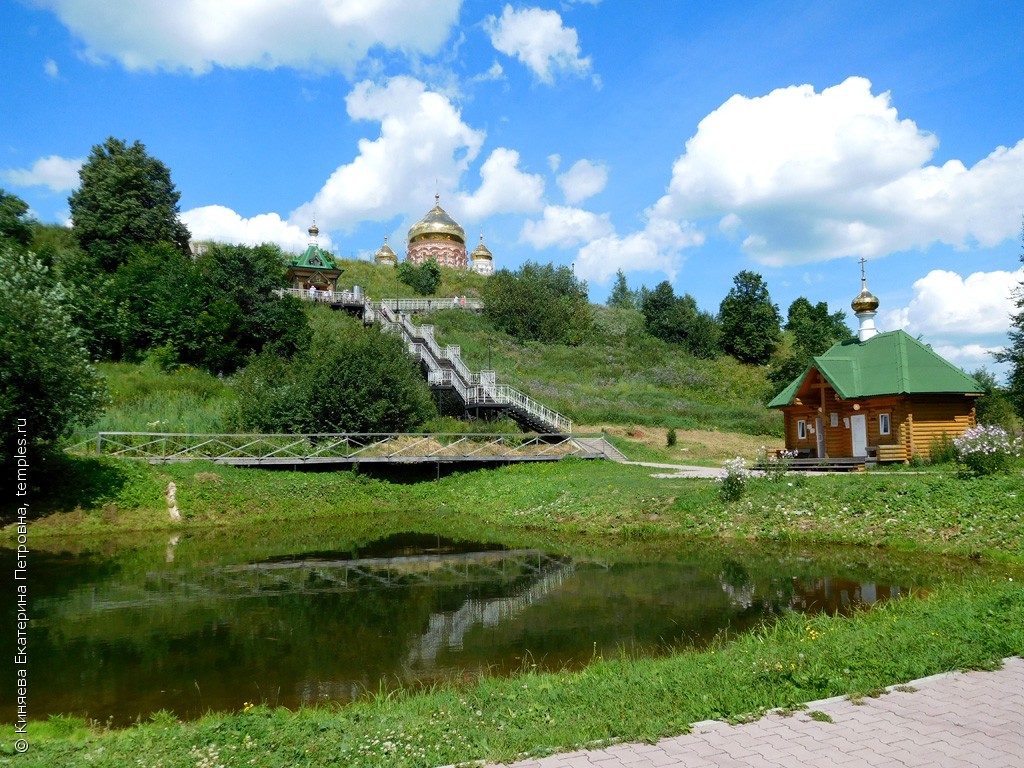 Белогорский монастырь Кунгурский район зимой