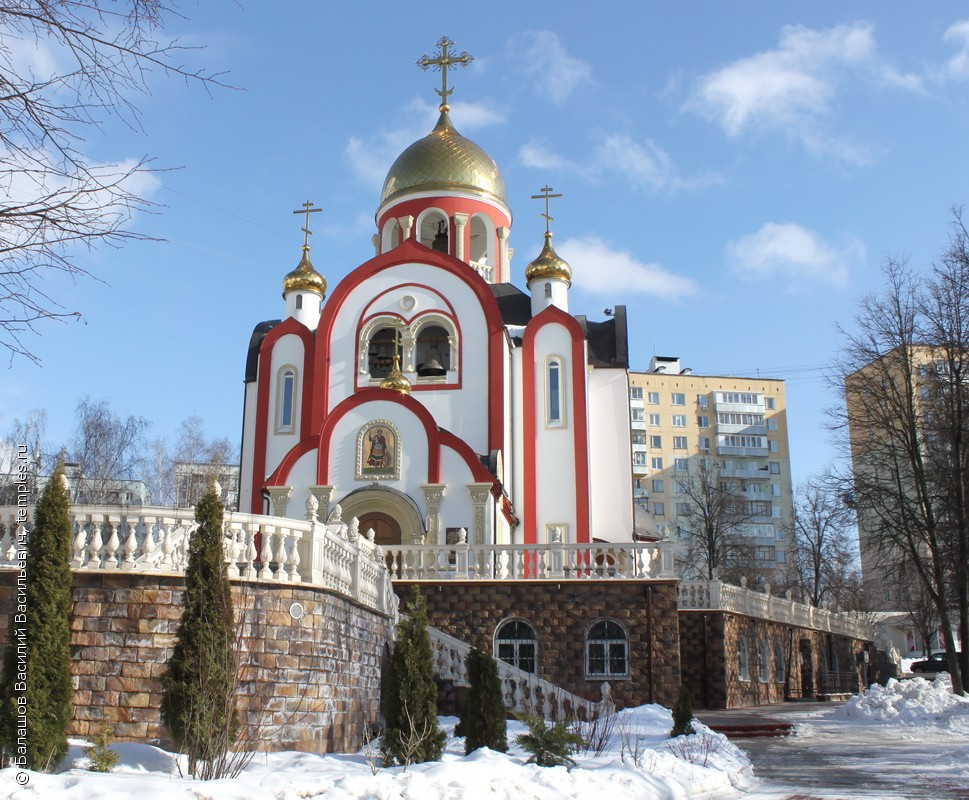 Храм Георгия Победоносца зимой