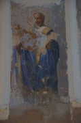 Фрагмент сохранившейся росписи в церкви Рождества Христова Христорождественского монастыря в Слободском Кировской области.