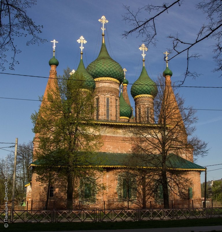 Церковь Николы мокрого с колокольней Ярославль