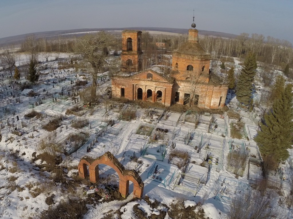 Тульская область Щекинский район Крапивна Церковь Всех Святых Фотография