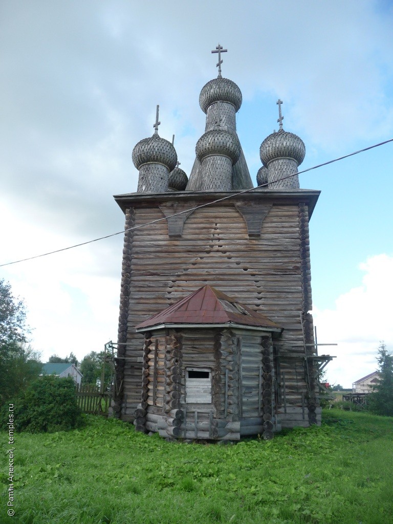 Заостровье Архангельск деревянный храм