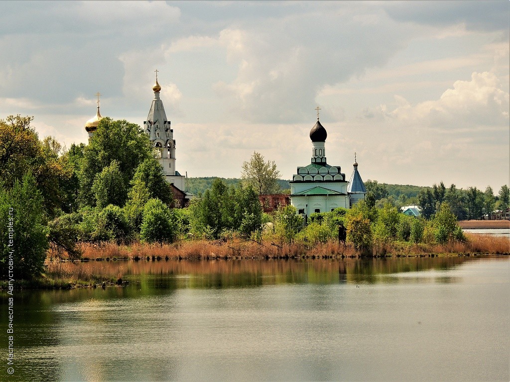 Нижегородская область Павловский район Ворсма Троицкий Островоезерский  монастырь Церковь Иконы Божией Матери Казанская Фотография