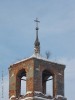 Завершение колокольни Вознесенской церкви в Еремеево Истринского района Московской области.