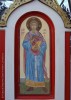Икона вмч. и целителя Пантелеимона на Знаменской часовне в Аксиньино (Москва).