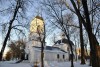 Общий вид с юго-запда церкви Иоанна Воина в городе Ковров Владимирской области.