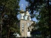 Строящаяся вторая церковь иконы Божией Матери Казанская в Краснодаре. Вид с северо-западной стороны.