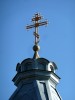 Крест на завершении притвора Троицкого собора в Мариинском Посаде, в Чувашской республике.