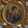 Образ архангела Гавриила на царских вратах церкви иконы Божией Матери Спорительница Хлебов в Ленинском Новосибирского района Новосибирской области.