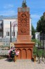 Хачкар, памятник жертвам геноциада армянского народа в 1915, установленный у церкви иконы Божией Матери Иерусалимская в Воскресенске Московской области.