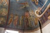 Левая часть композиции Успение Пресвятой Богородицы в Благовещенском приделе церкви Троицы Живоначальной, что в Вишняках, в Москве.