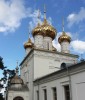 Основной объём собора Троицы Живоначальной Троице-Сыпанова монастыря в Нерехтском районе Костромской области.