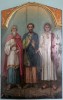 Гурий, Самон и Авив мученики, икона в интерьере Казанского придела собора Троицы Живоначальной в Пскове.