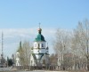 Церковь Даниила Ачинского у кладбища Бадалык в Красноярске. Вид с северо-востока.