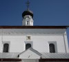 Архитектурный декор западного фасада Воскресенской церкви Воскресенского прихода в Суздале Владимирской области.